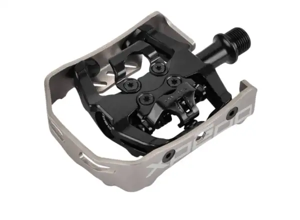X-pedo Milo SPD Klick-Pedale schwarz/silber