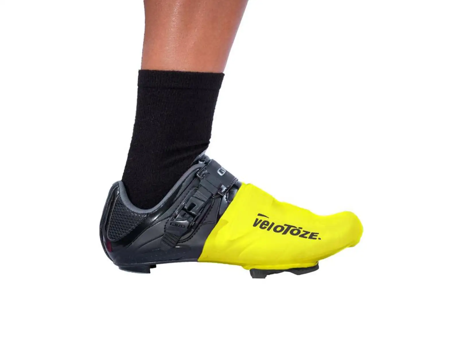 Velotoze Toe Cover Road Latex Überzieher für Rennradschuhe gelb Größe Uni