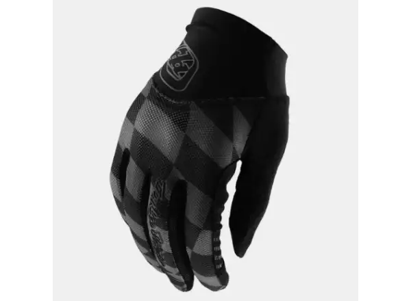 Troy Lee Designs Ace 2.0 Twisted Checkers Damen MTB-Handschuhe Black
