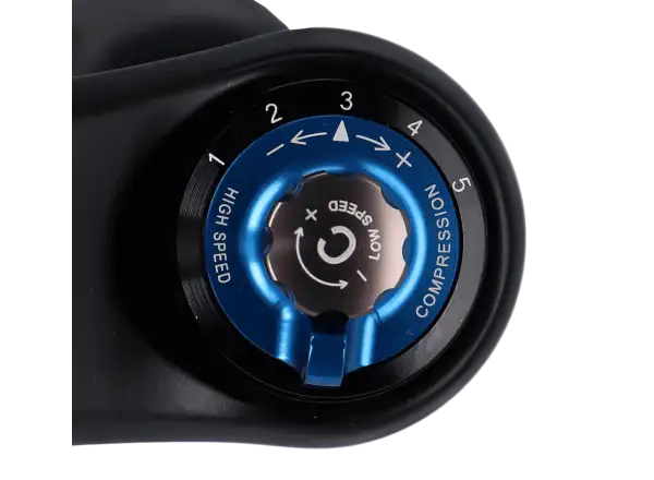 SR Suntour Durolux36 Boost EQ R2C2 29" 160 mm gefederte Gabel in Schwarz.