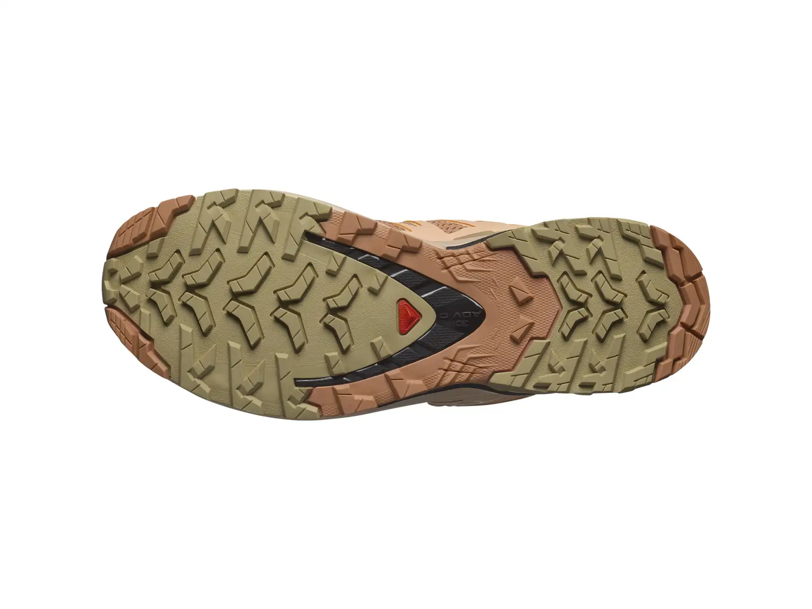 Salomon XA PRO 3D V9 Damenlaufschuhe Cork/Peach Fuzz/Sponge