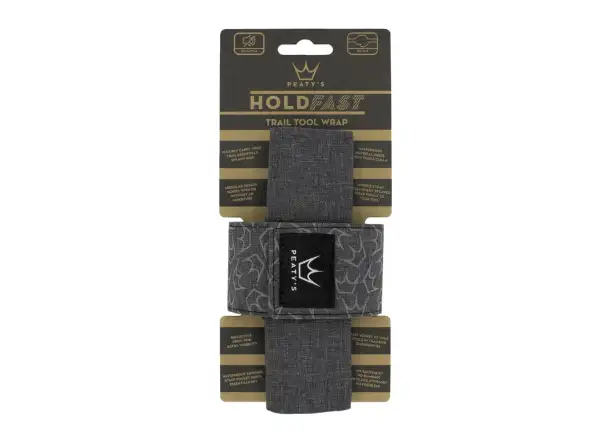 Peatys Holdfast trail tool wrap Rahmenband slate grey