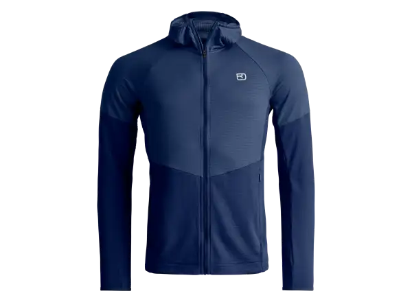 Ortovox Fleece Light Grid Hoody Herren Sweatshirt Deep Ocean