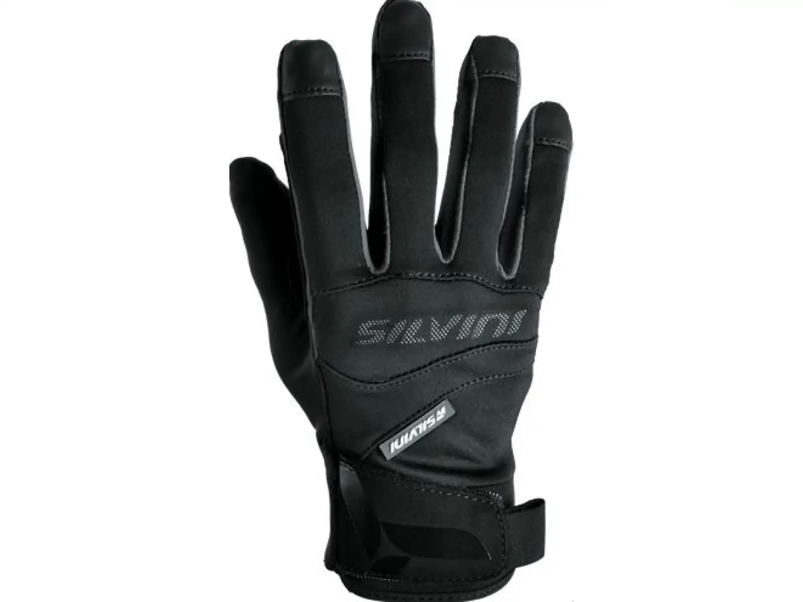 Silvini Fusaro Softshell-Thermo-Handschuhe, Schwarz.
