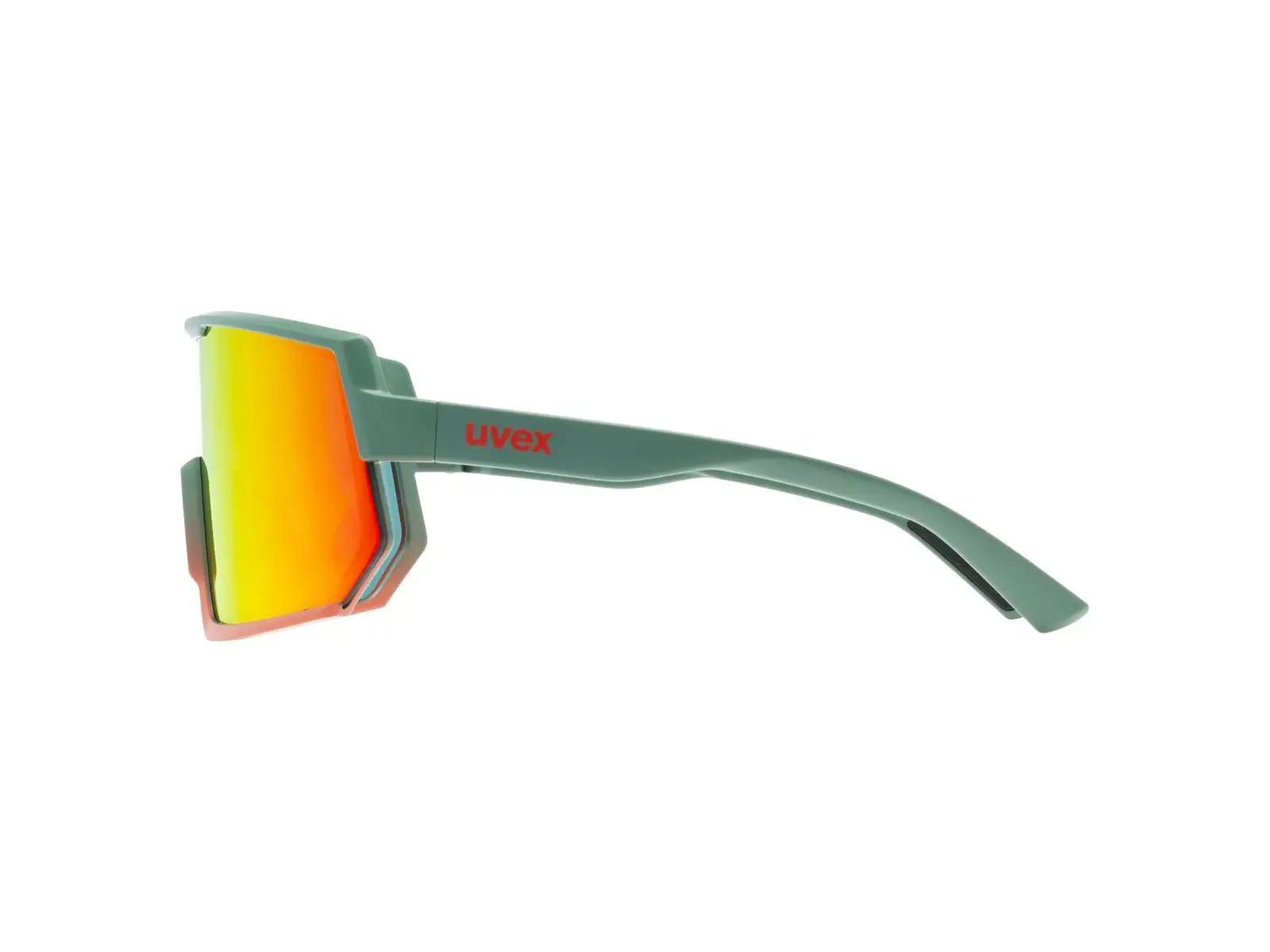 Uvex Sportstyle 235 Brille Moss Green Grapefruit Mat/Mirror Red (Kat. 2)