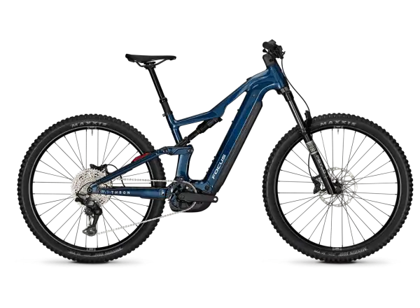 Focus THRON 8 800Wh vollgefedertes E-Bike Azurblue / Sydneyblue
