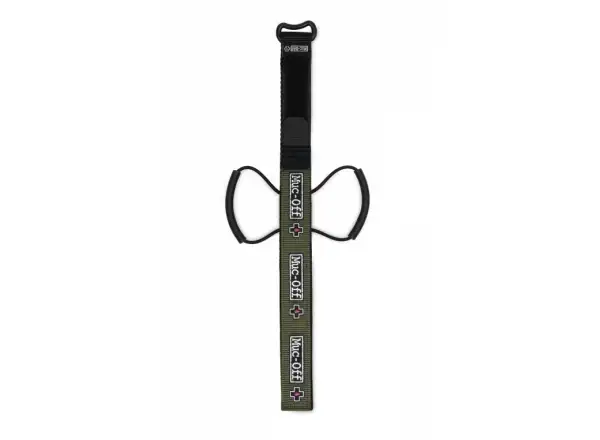 Muc Off Utility Frame Strap Rahmenriemen zur Befestigung am Rahmen in Grün.