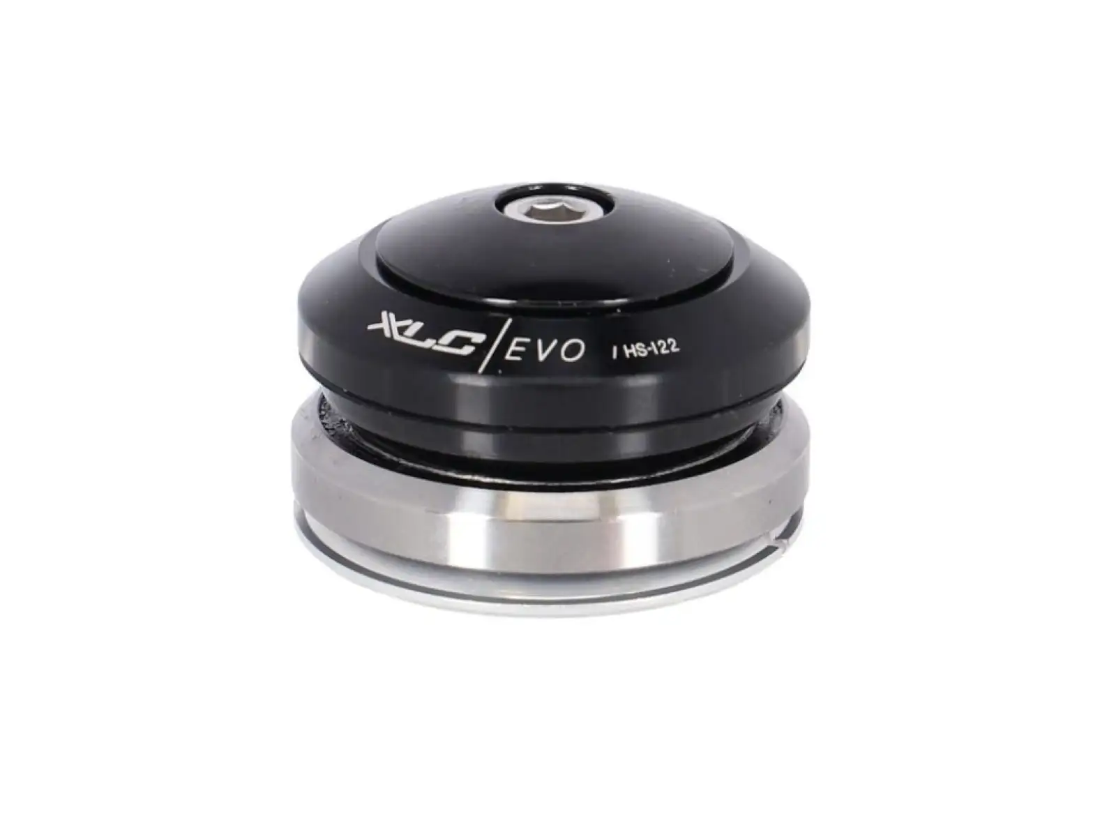XLC Evo HS-I22 1 1/8" - 1 1/4" Steuersatz schwarz/silber