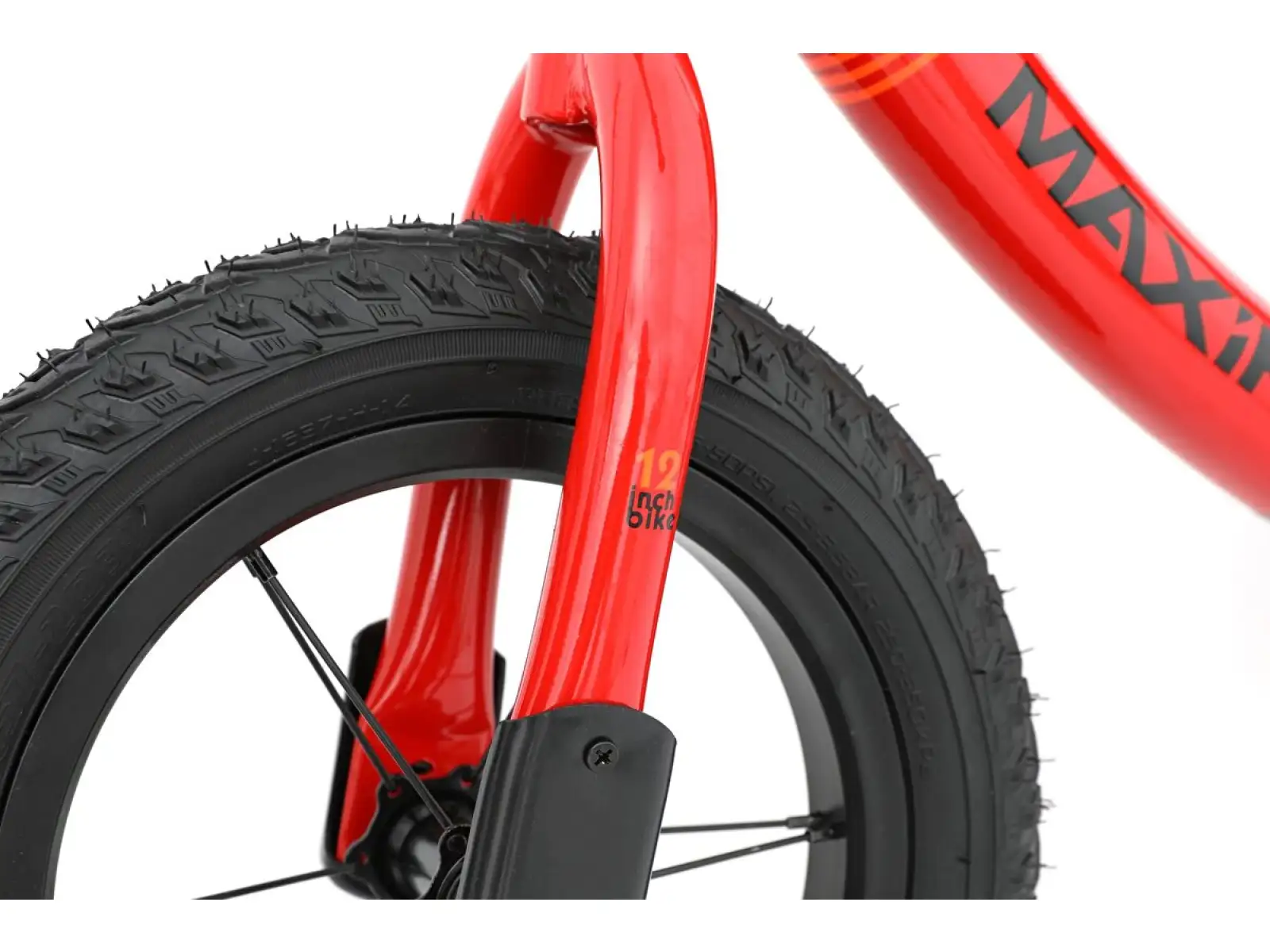 MAXÍK Evo Lite Kinderlaufrad rot/orange + Riemen YAK
