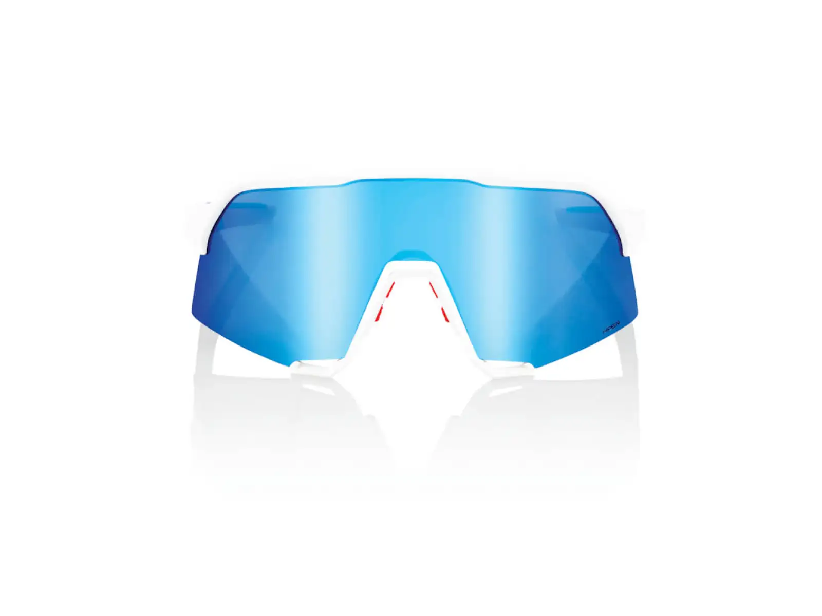 100% S3 Brille TotalEnergies Team Matt-Weiß / HIPER Linse