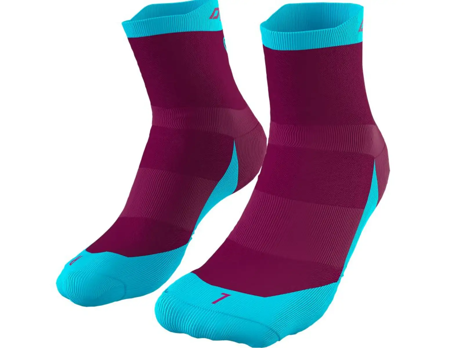 Dynafit Transalper niedrige Wandersocken in Beetrot