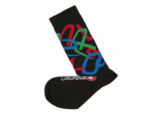 Cinelli COLUMBUS TUBOGRAPHY Socken hohe schwarz