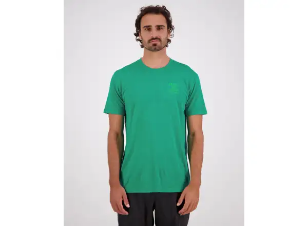 Mons Royale Icon Herren-T-Shirt mit kurzen Ärmeln Pop Green
