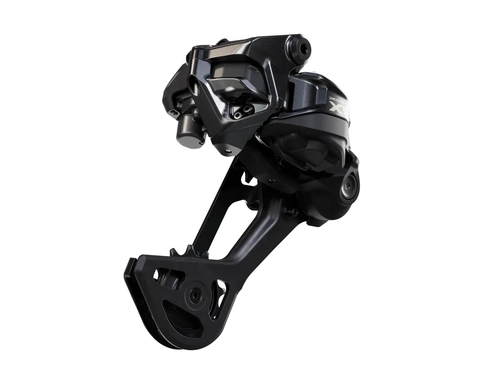 Shimano XT Di2 Upgrade-Set – Schaltwerk SGS, Schalthebel rechts, Akku, Ladegerät, Kette 12-fach