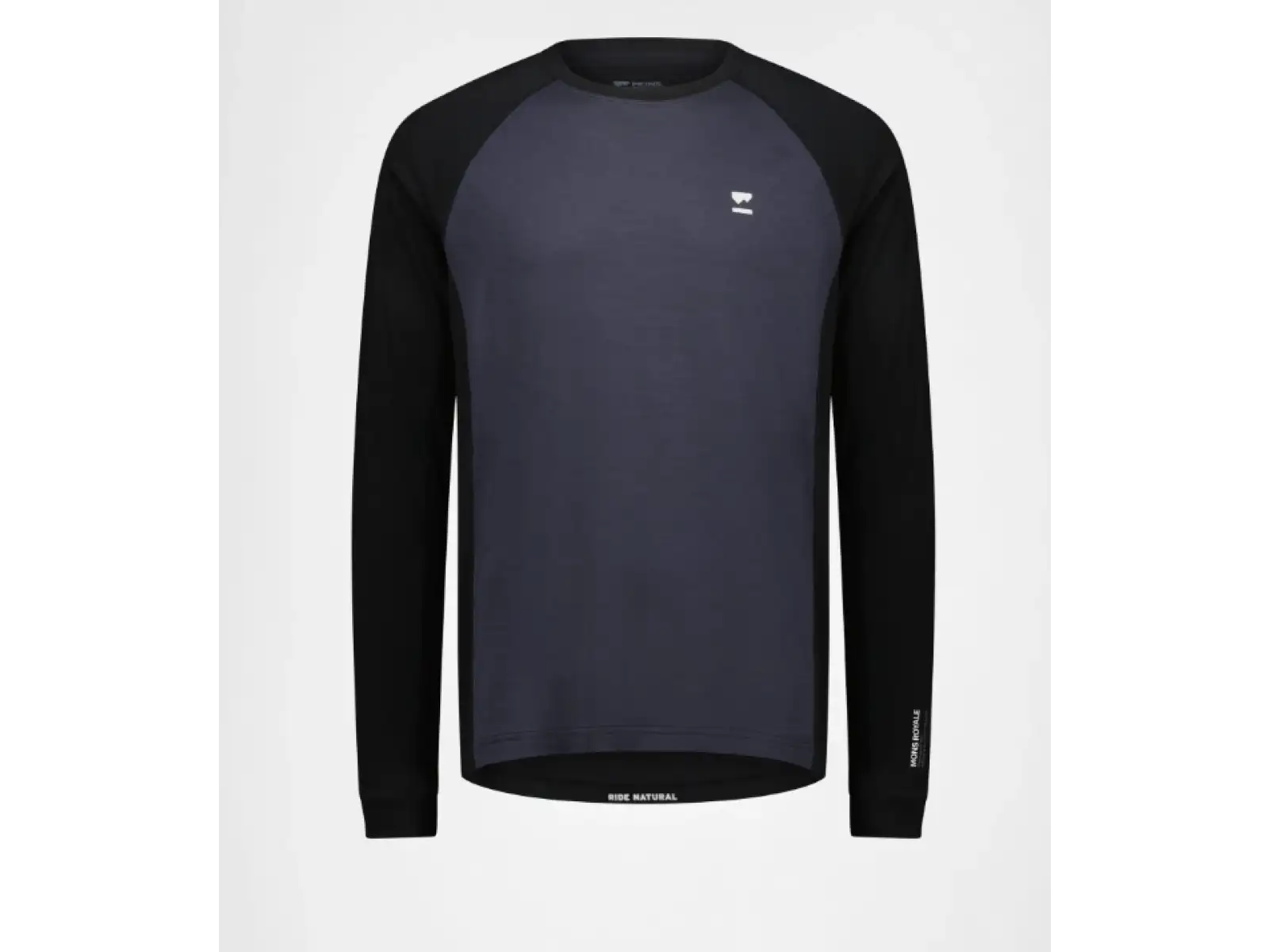 Mons Royale Tarn Merino Herren Langarmshirt 9 Iron/Black
