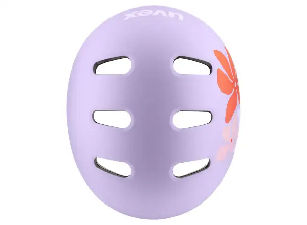 Uvex Kid 4 Style Kinderhelm Flower Lilac Matt