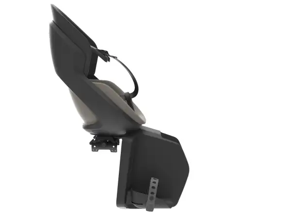 Prodigee Icon Kindersitz hinten am Gepäckträger Schwarz/Grau