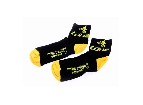 Tune Dufties Socken schwarz/gelb