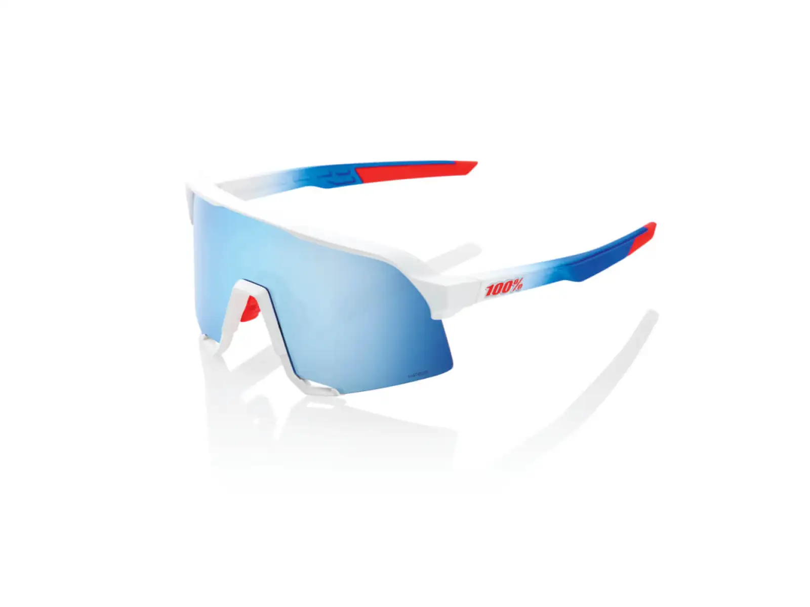 100% S3 Brille TotalEnergies Team Matt-Weiß / HIPER Linse