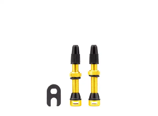 Tune Ventil 35mm Aluminium UST Ventil 2 Stück Gold