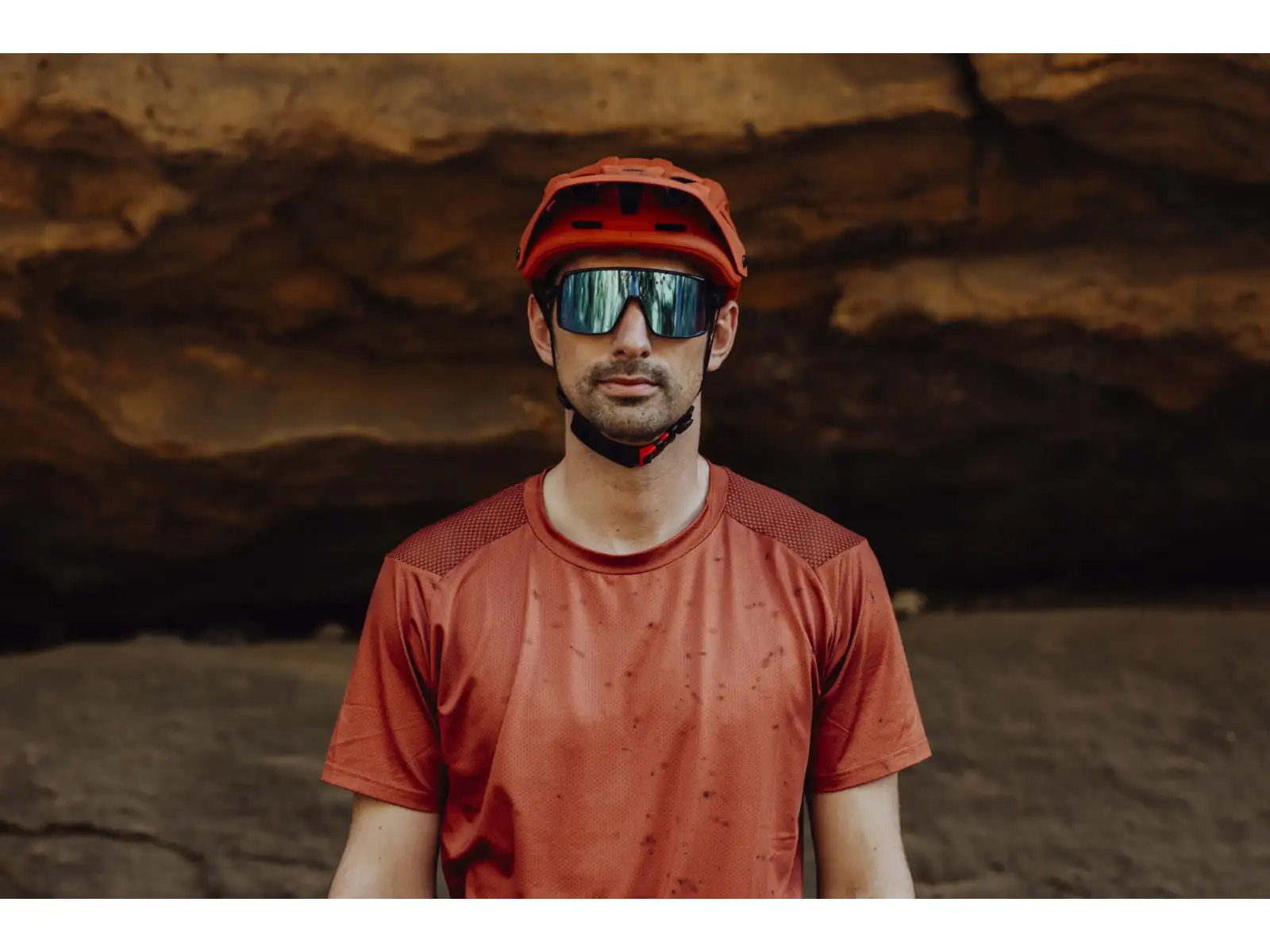 Force Ibex MTB Helm orange matt