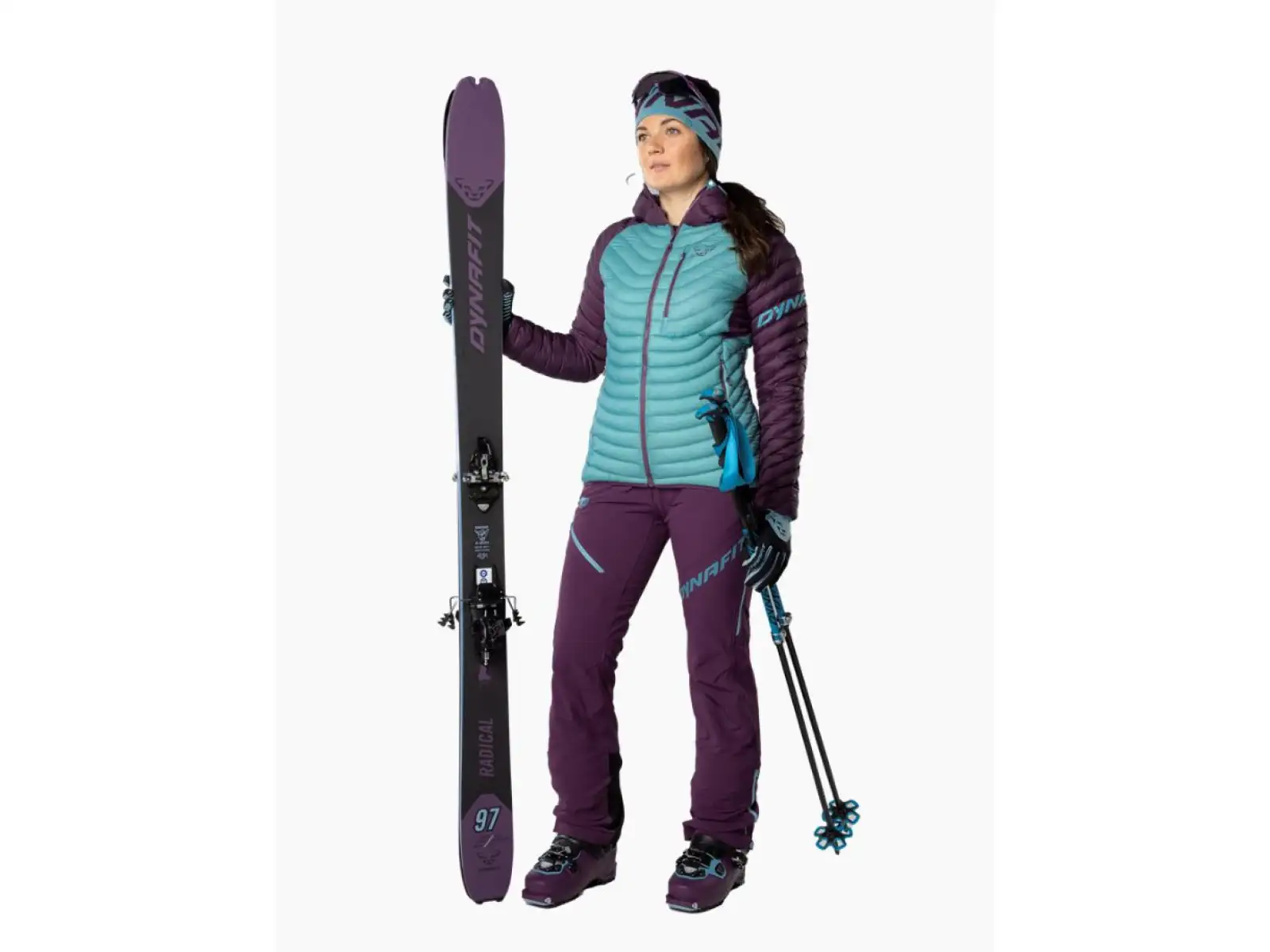 Dynafit Radical Down Damenjacke Royal Purple.
