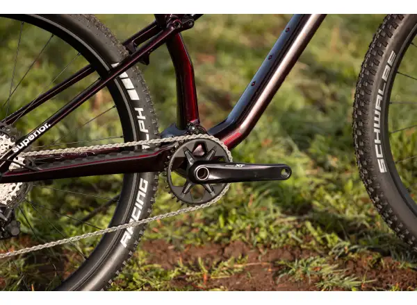 Superior XF 9.5 Team Mountainbike in Gloss Rot Carbon/Schwarz