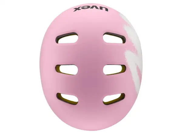 Uvex Kid 4 Style Mips Kinderhelm Spray Strawberry Matt