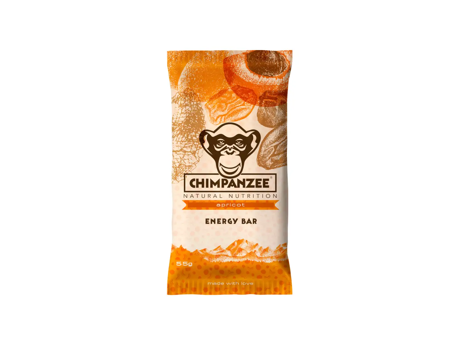 Chimpanzee Energy Bar Riegel Apricot 55 g