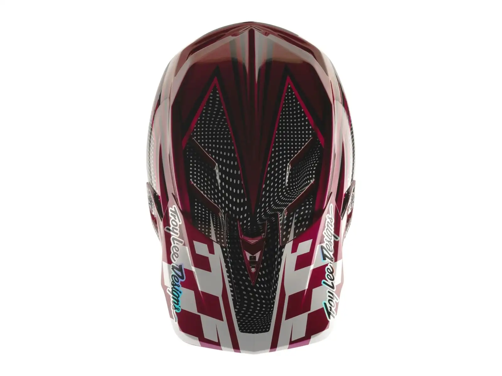 Troy Lee Dsigns x SRAM D4 Carbon Helm Radioscape Black/Berry