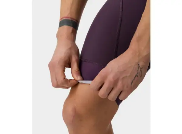 Alé PR-E Magic Colour Herren-Bermudashorts mit Latz und Polsterung Bordeaux