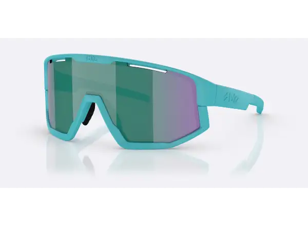 Bliz Fusion Small Sonnenbrille Matte Turquoise/Green Blue Multi