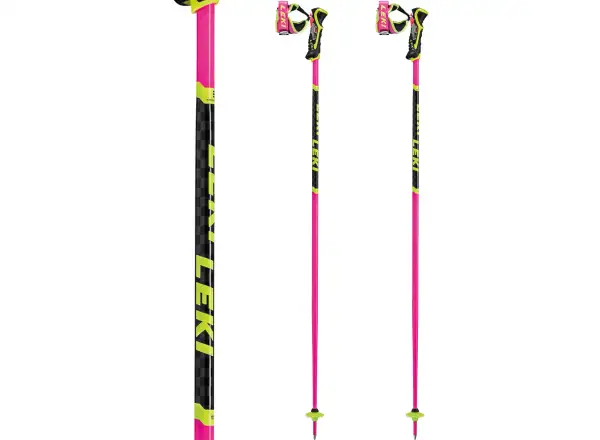 Leki WCR TBS SL 3D Abfahrtsstöcke neonpink/schwarz/neongelb