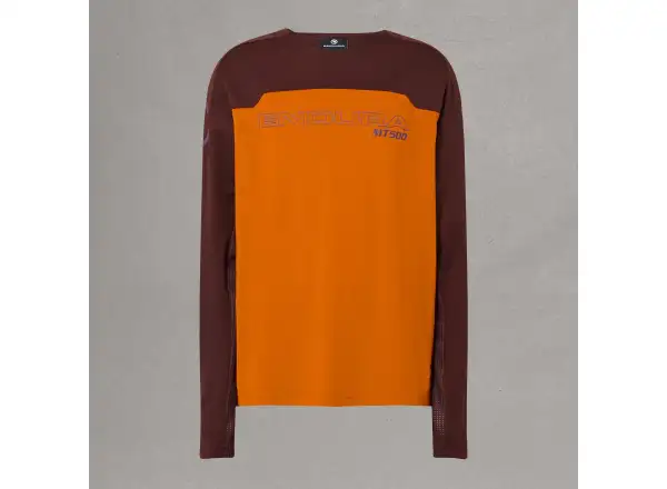 Endura MT500 Burner Kindertrikot Langarm Orange
