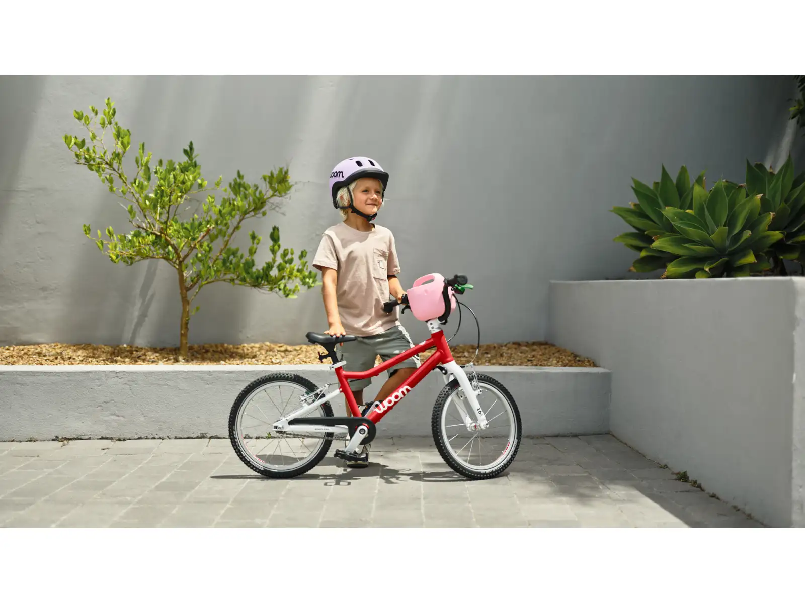 Woom GO 3 Red 16 Kinderfahrrad
