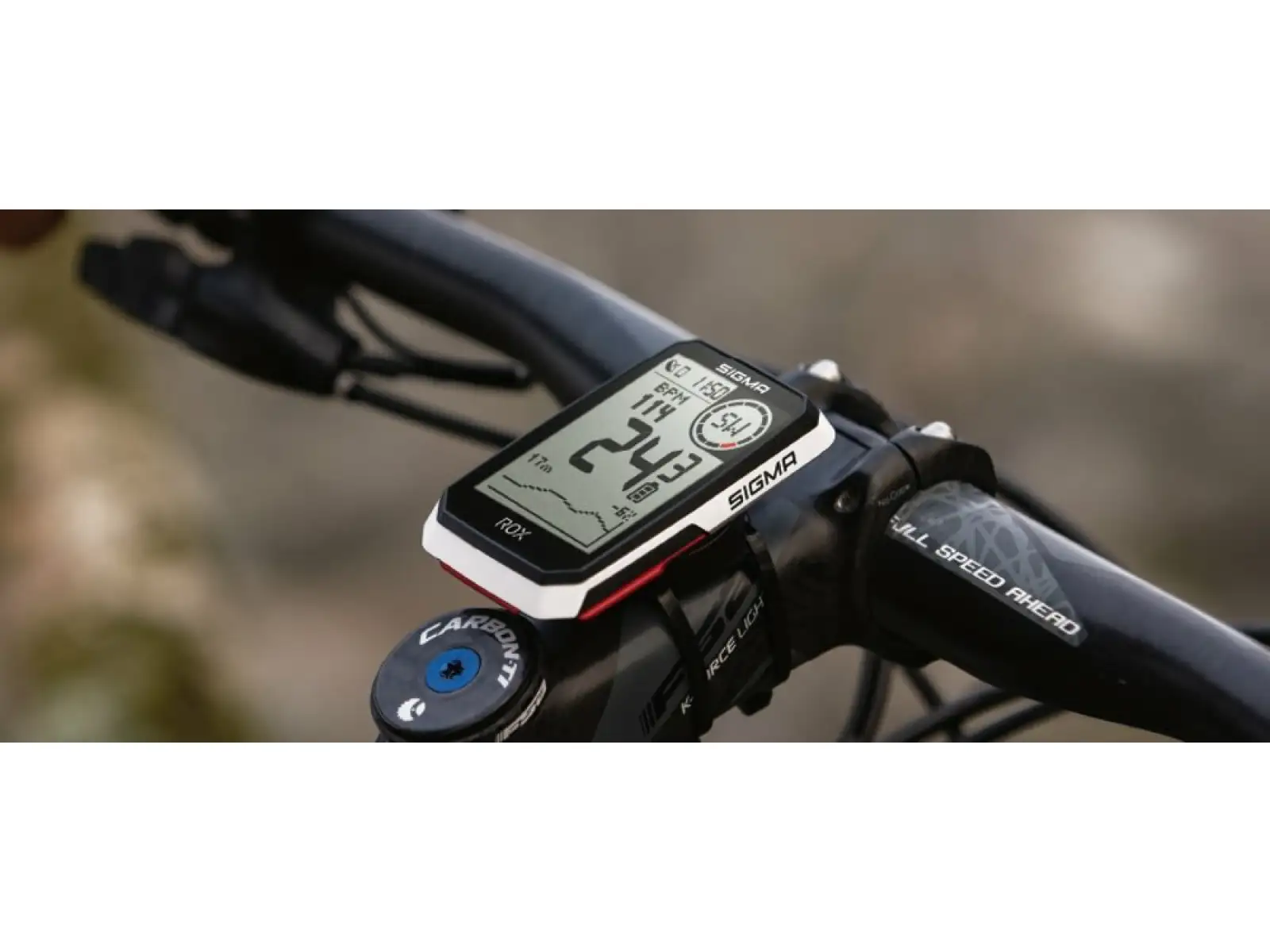 Sigma ROX 4.0 GPS Computer SET mit Sensoren Schwarz