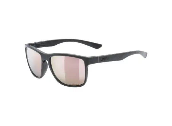 Uvex LGL Ocean 2 P Brille Black Mat / Mirror Rose (KAT. 3)
