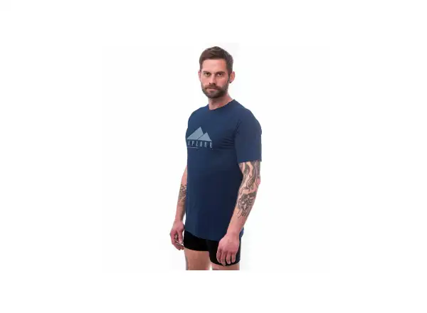 Sensor Merino Air PT Explore Herren T-Shirt kurzarm dunkelblau