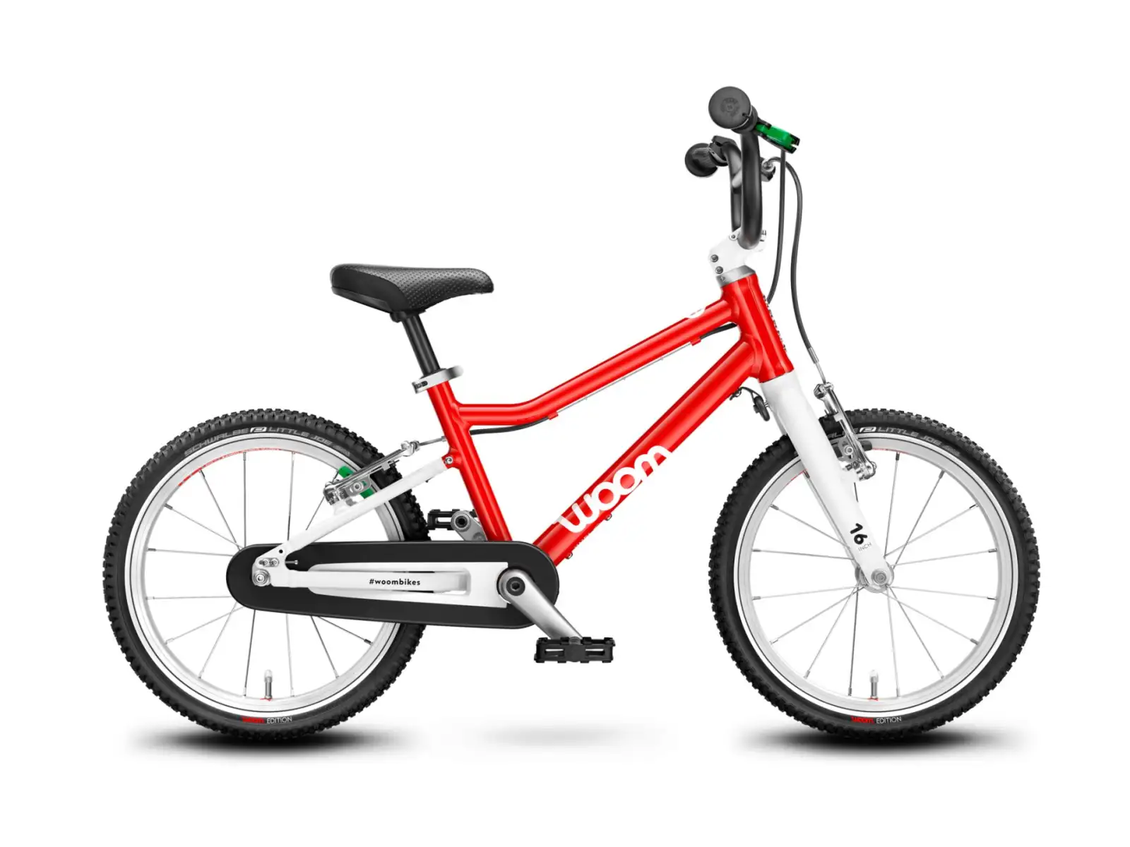 Woom 3 Red 16 Kinderfahrrad + Ständer Woom 2-3