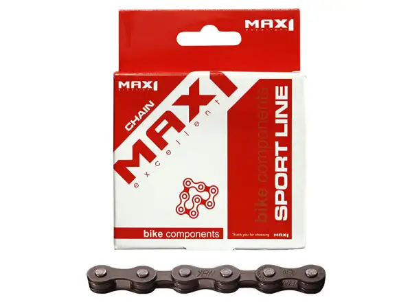 MAX1 Kette 5/6 Geschwindigkeiten 116 Glieder braun