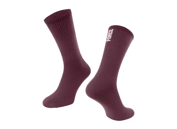 Force Longer Slim Socken - Bordeaux