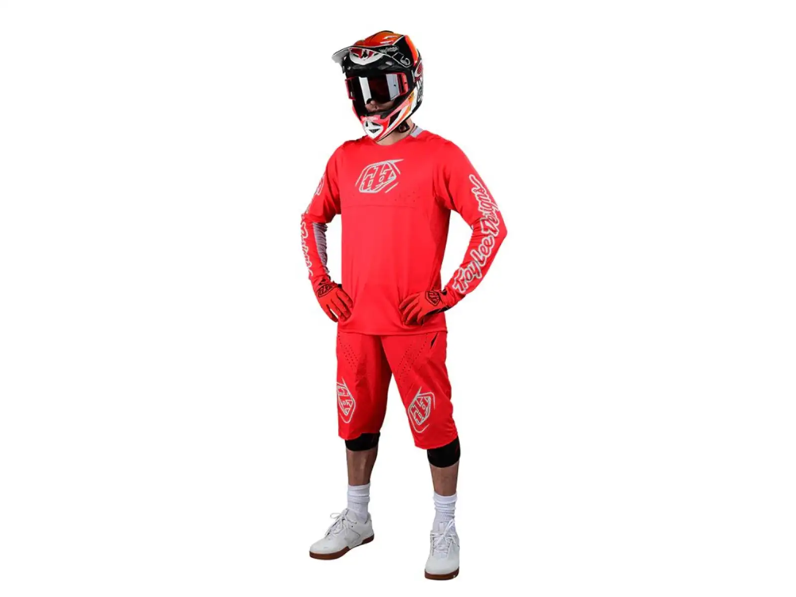 Troy Lee Designs Sprint Herren Shorts Mono Race Red
