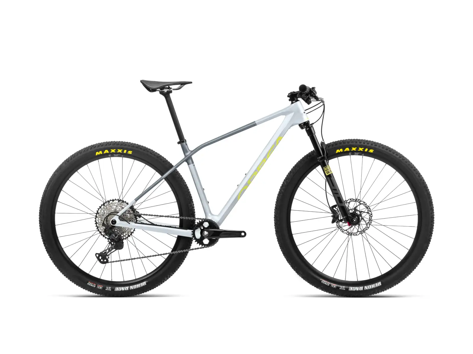Orbea Alma M30 Mountainbike in Halo Silver Gloss/Shark Grey Matt.