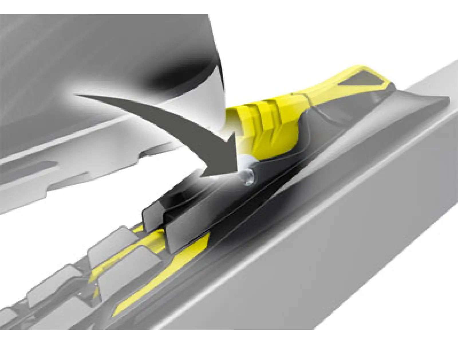 Fischer CONTROL STEP-IN IFP Langlaufbindung für klassischen Stil 2022/23 yellow