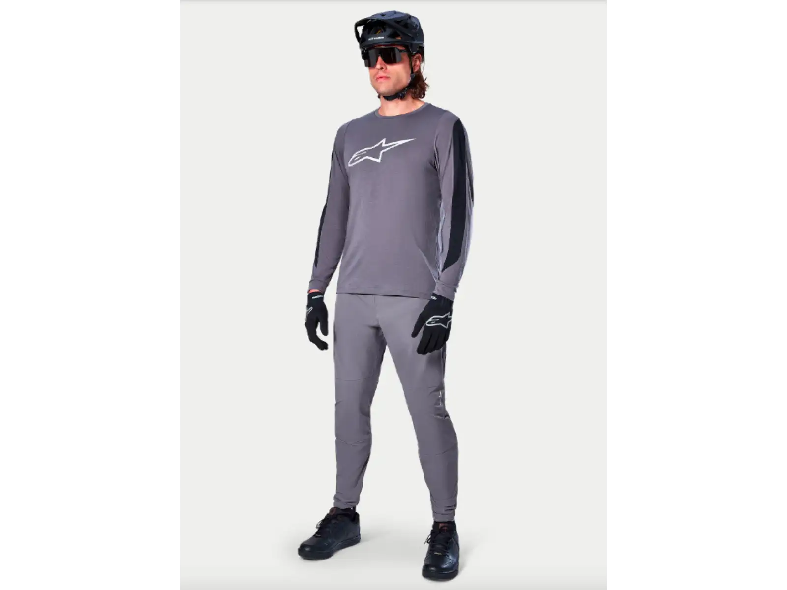 Alpinestars A-Dura Dri Astar Herrentrikot Langarm Dark Grey
