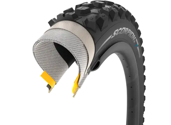 Pirelli Scorpion Enduro S HardWALL TLR 27,5 x 2,60" Reifen aus Kevlar in Schwarz