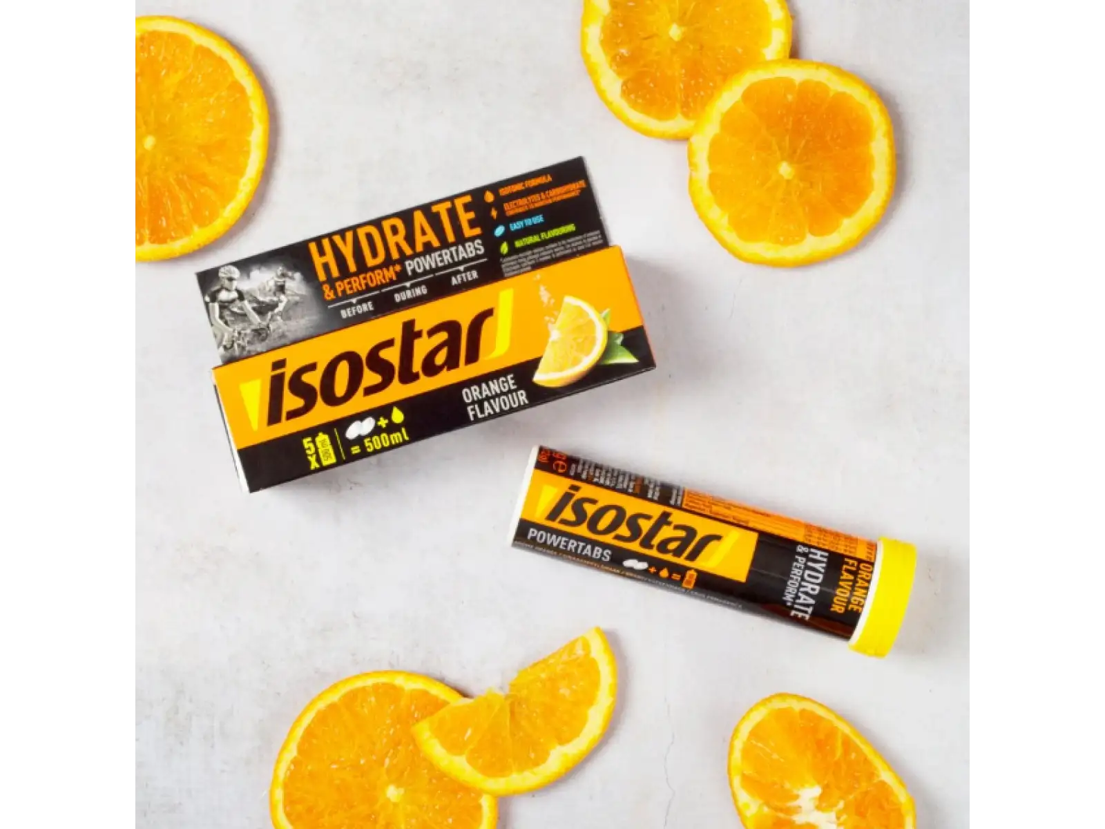 Isostar Powertabs Brausetabletten 120 g Orange