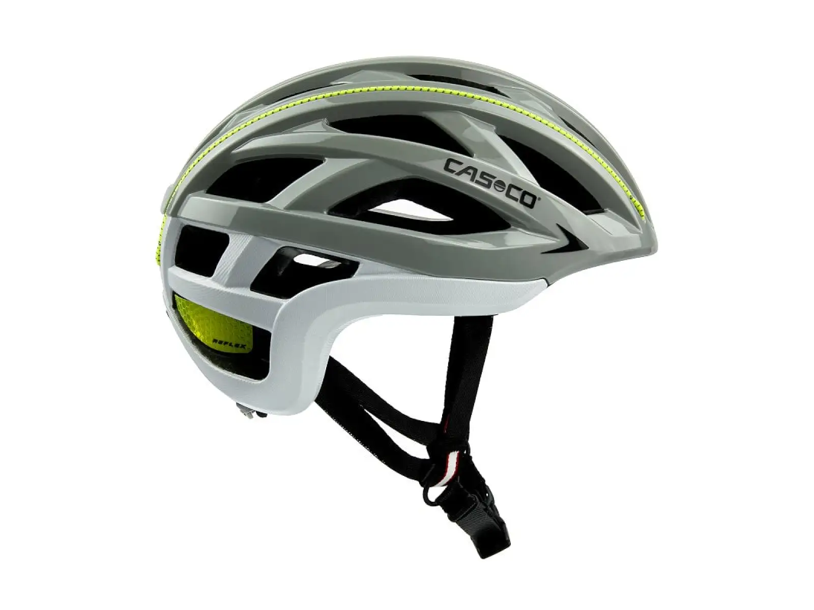 Casco Cuda 2 STRADA Helm Grey/White Neon Shiny