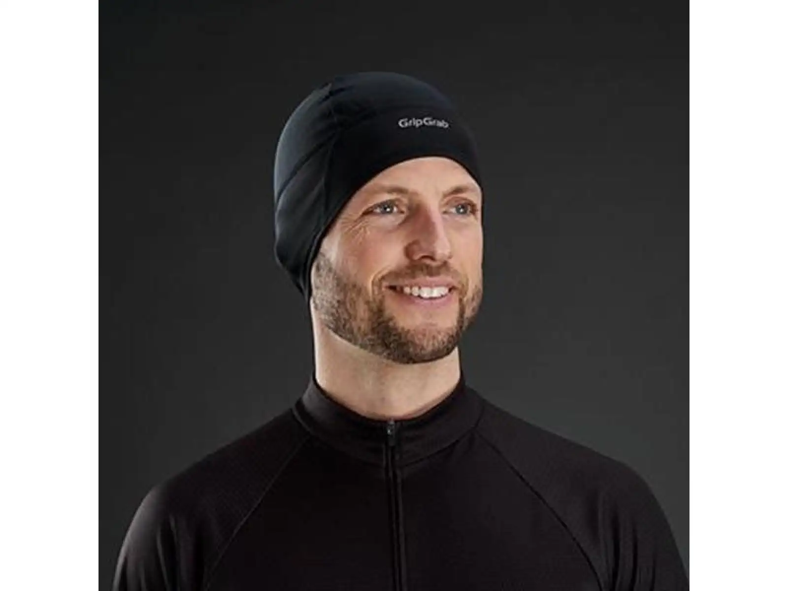Grip Grab Thermo-Fahrradmütze Schwarz