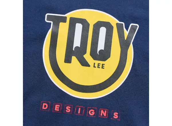 Troy Lee Designs Happy Dayz Kinder T-Shirt mit kurzen Ärmeln Navy